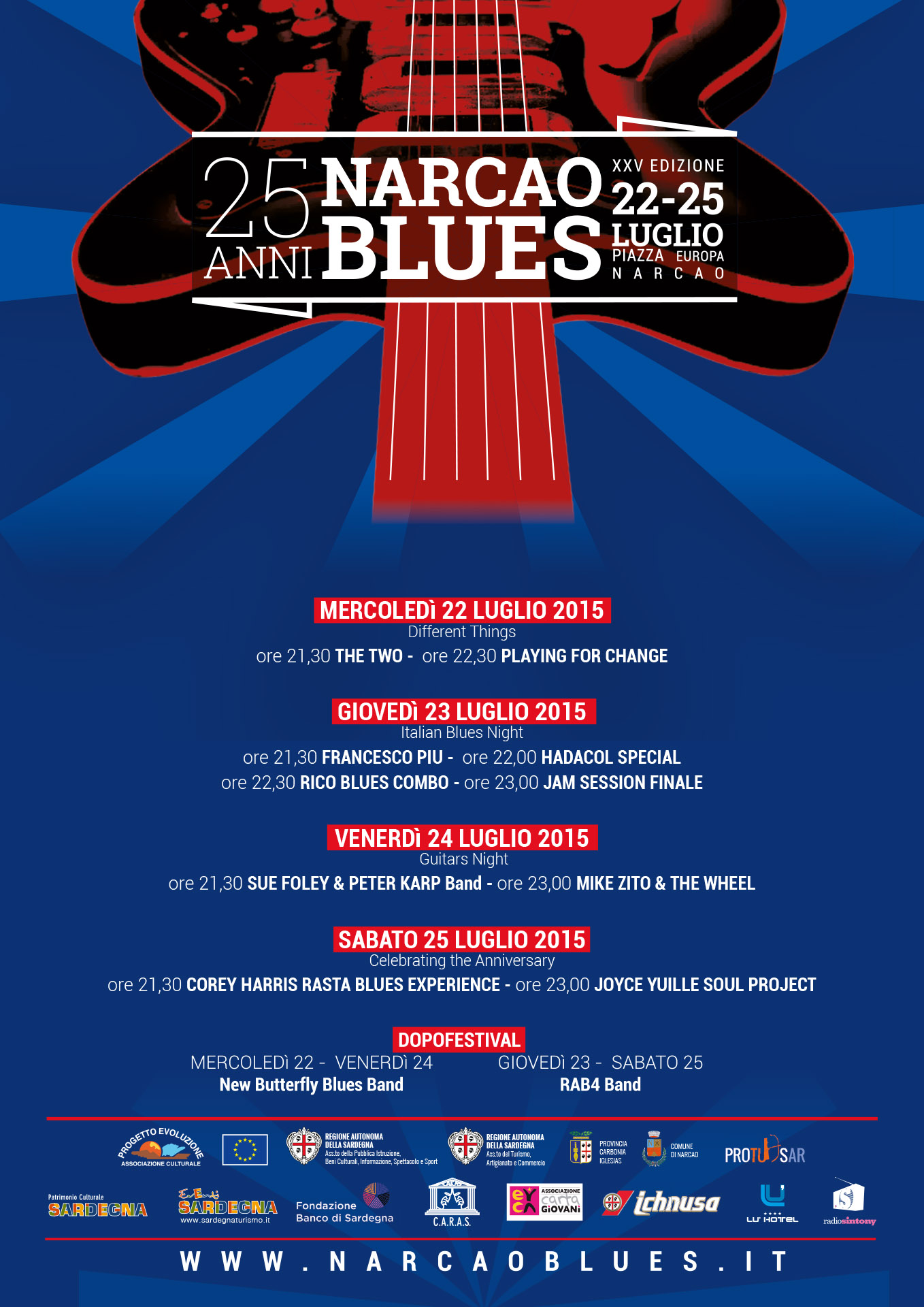 NARCAO BLUES 2015 Locandina